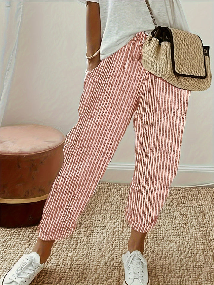 Womens Summer Pants Lightweight Relaxed Fit