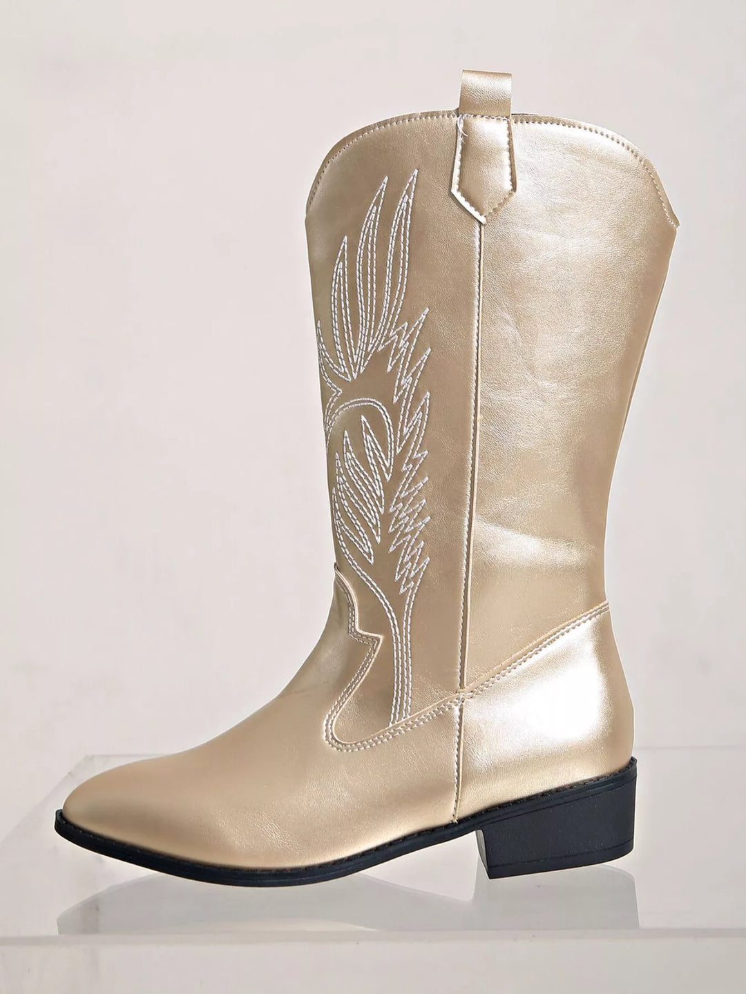 Womens Ankle Boots High Heel Decorative Style - BritishMode
