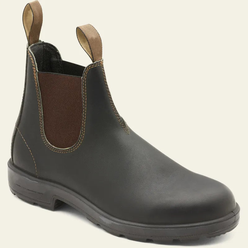 Mens Chelsea Boots Leather Slip-On Classic Fit - BritishMode