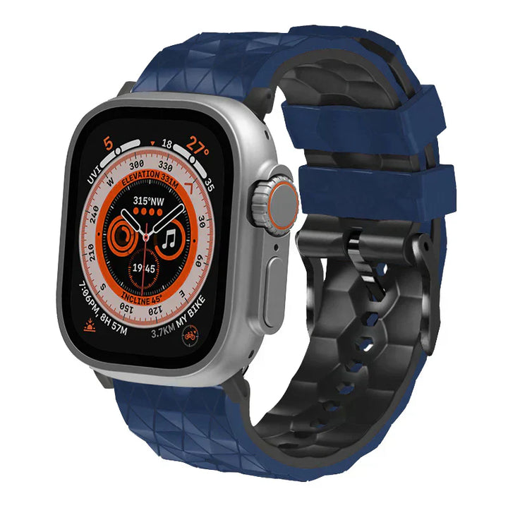 Unisex Sporty Football Strap Silicone Adjustable for Apple Watch