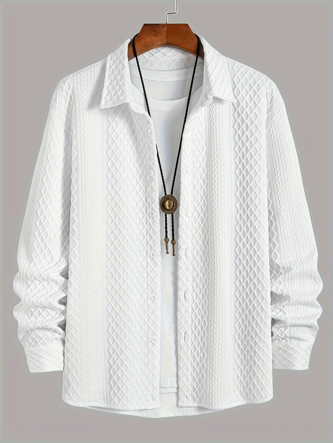 Mens Shirt Stretch Jersey Modern Comfort Classic Fit