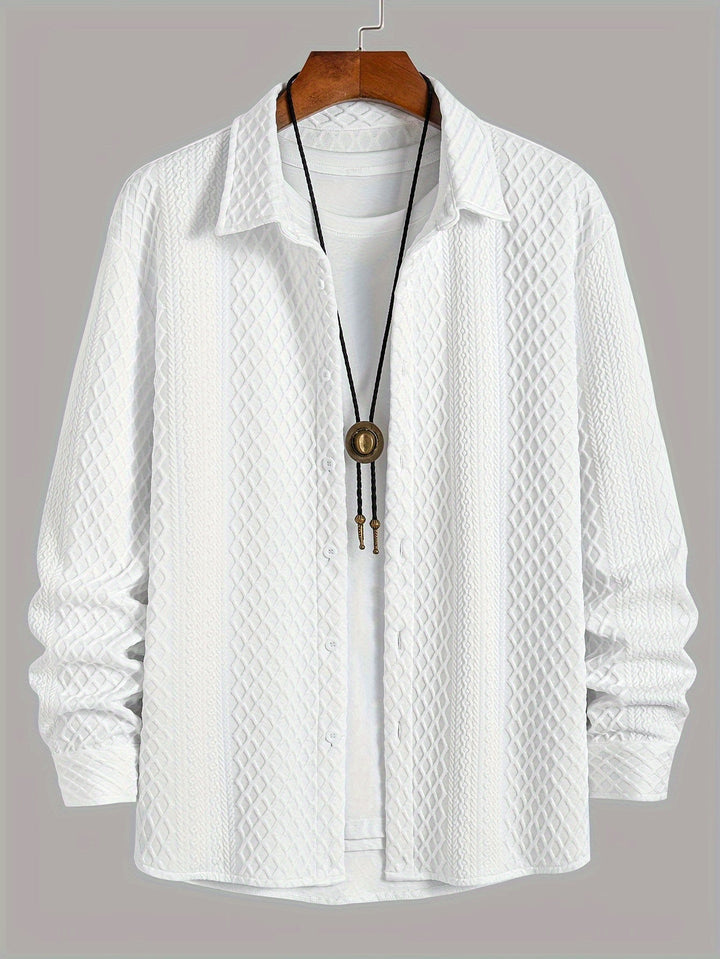 Mens Shirt Stretch Jersey Modern Comfort Classic Fit