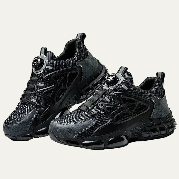 Mens Mesh Sneakers with Rotary Lacing System