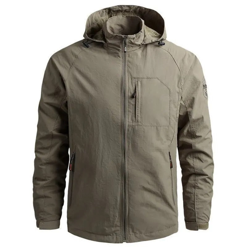 Mens Cargo Jacket Lightweight Windbreaker - BritishMode