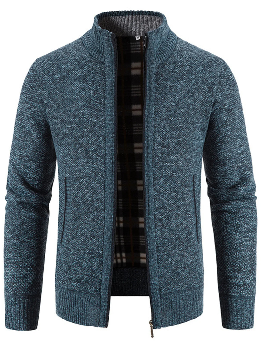 Mens Zip-Up Sweater Comfortable Big and Tall Fit