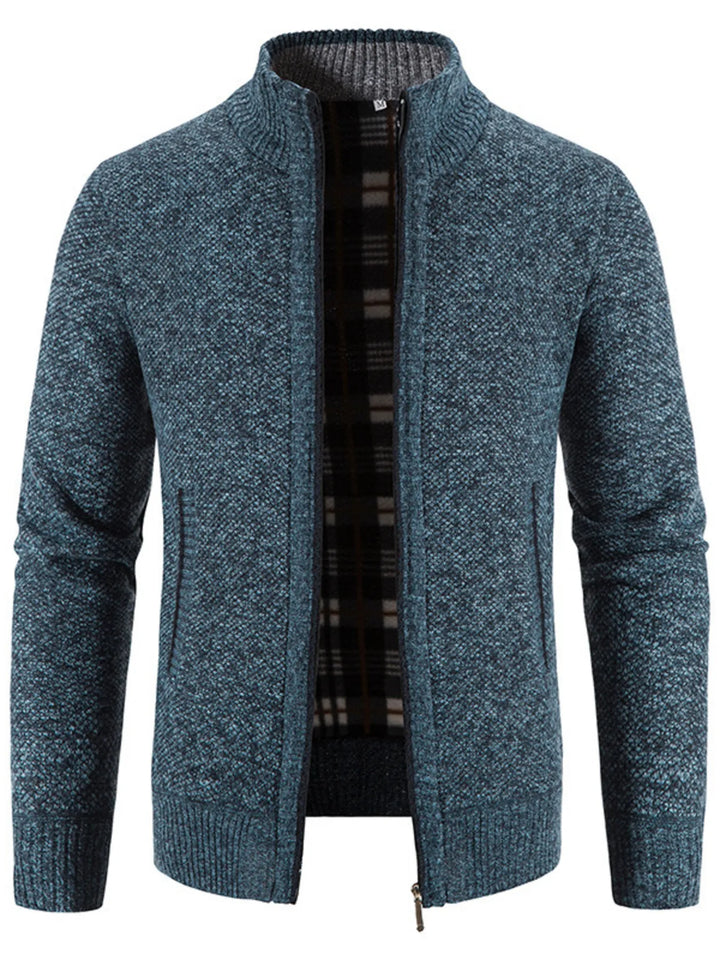 Mens Zip-Up Sweater Comfortable Big and Tall Fit