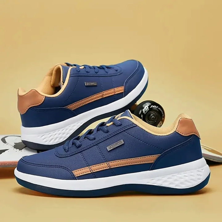 Mens Casual Sneakers Lace-Up Design