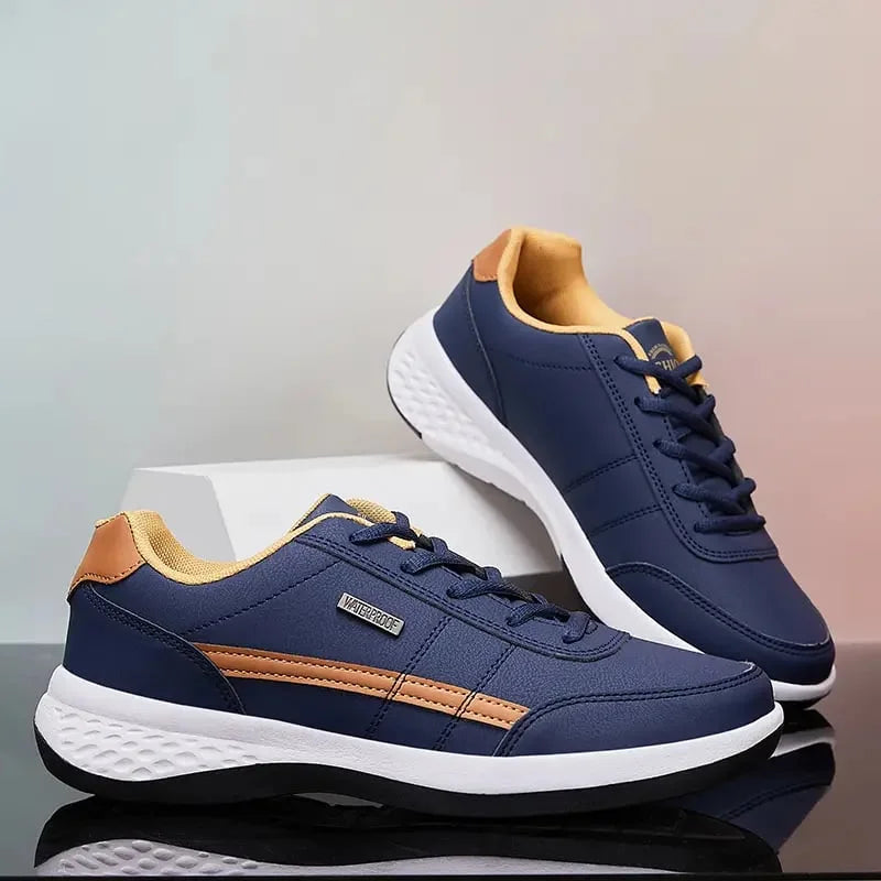 Mens Casual Sneakers Lace-Up Design