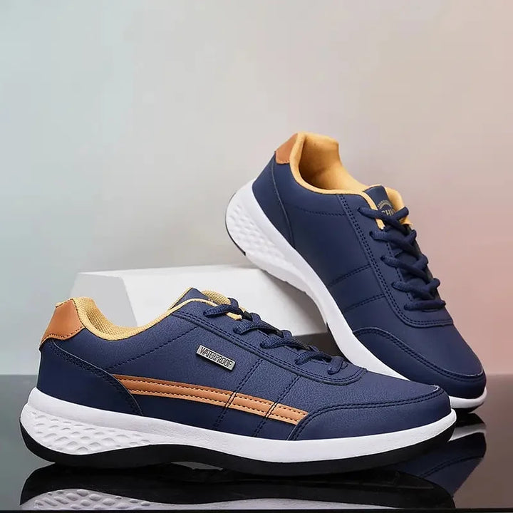 Mens Casual Sneakers Lace-Up Design