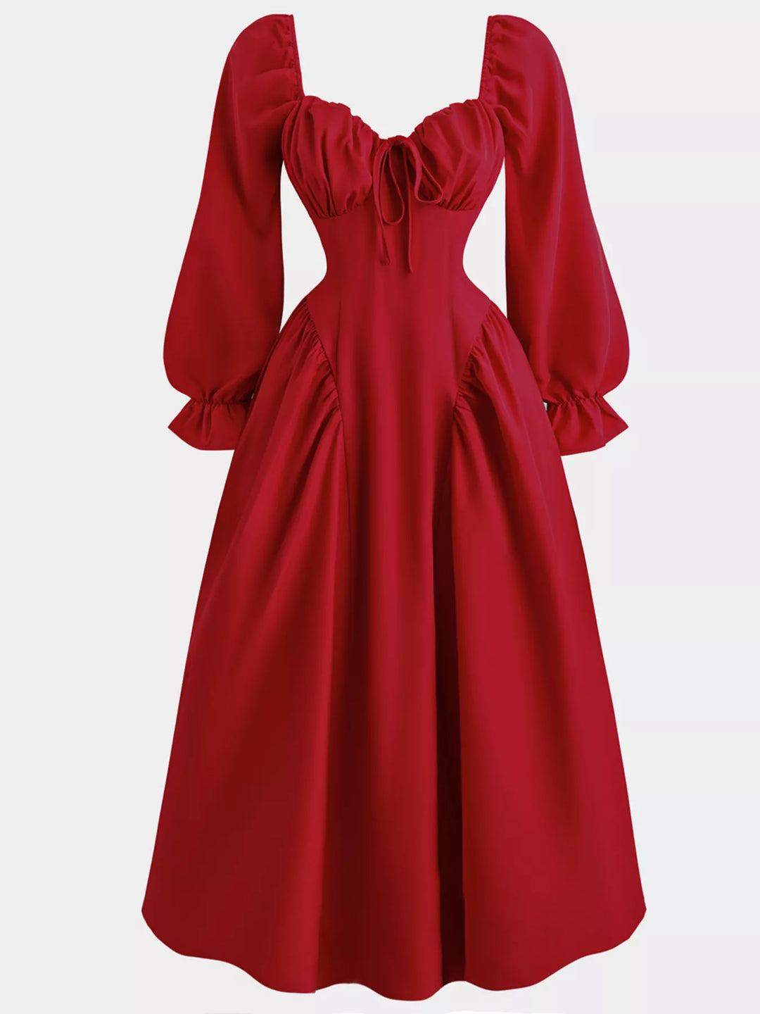 Womens Dress with Ruffle Detail Cap Sleeve - BritishMode