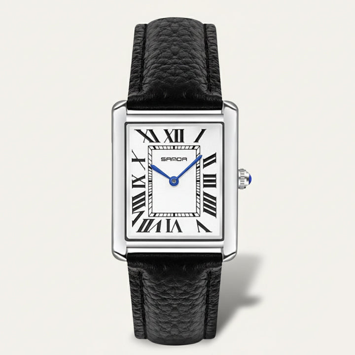 Mens Classic Quartz Watch with Leather Strap - BritishMode