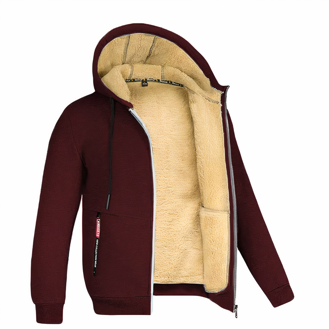 Mens Jacket with Fleece Lining Regular Fit - BritishMode