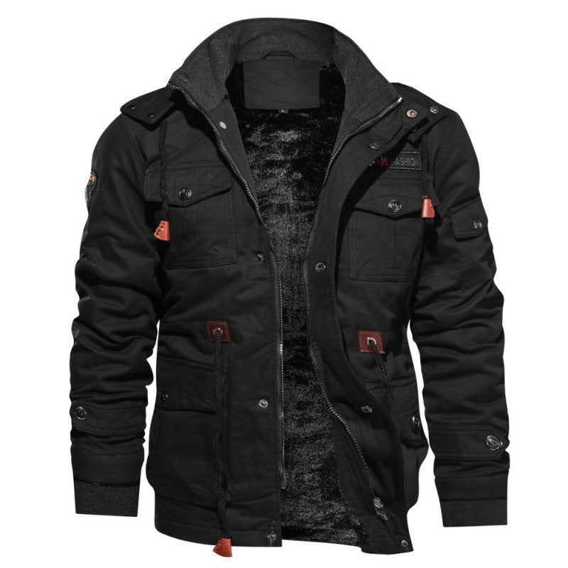 Mens Winter Jacket with Fleece Lining Regular Fit - BritishMode