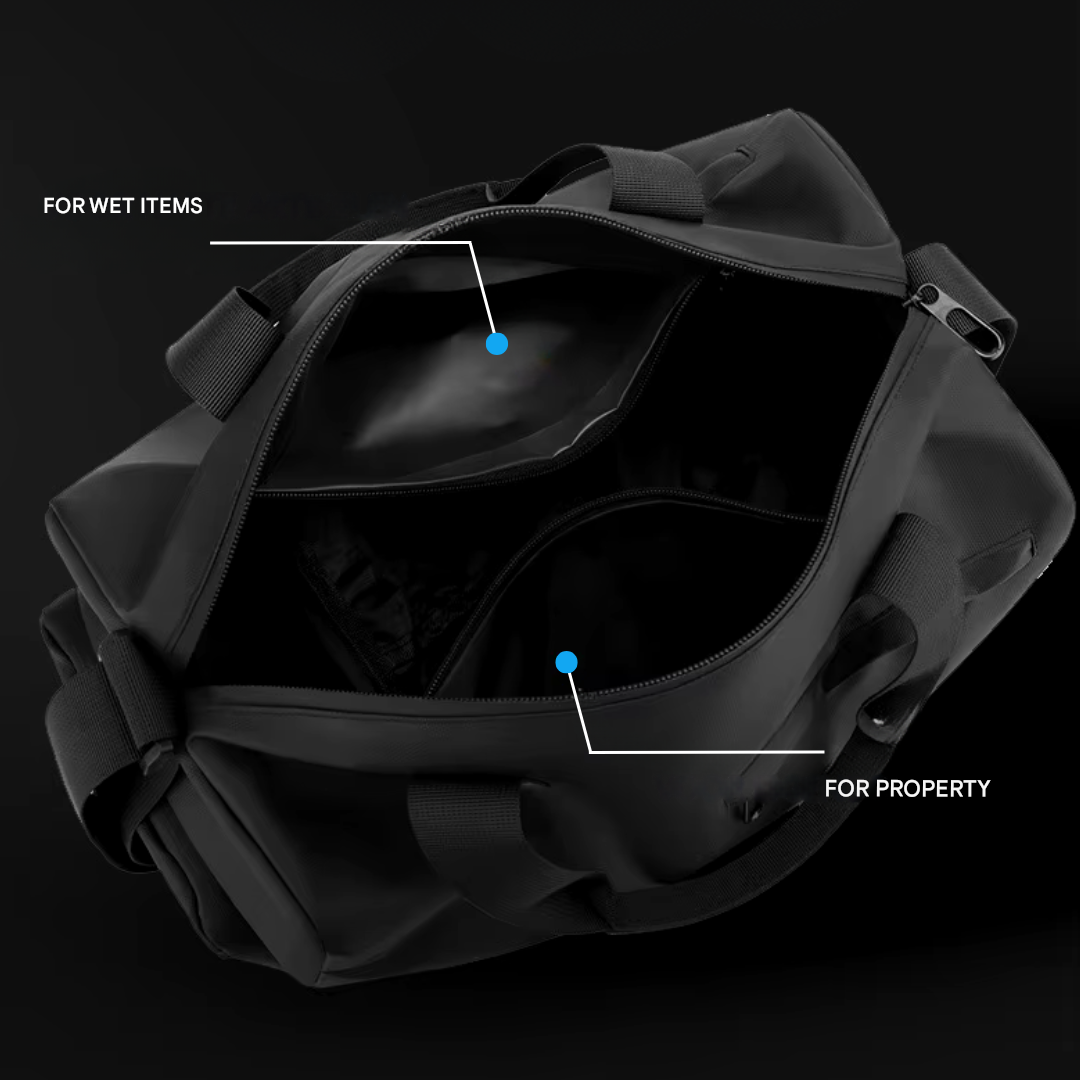 Unisex Sports Bag Waterproof with Shoe Compartment Flexible Design