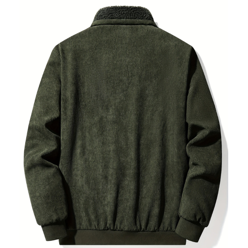 Mens Vintage Winter Jacket with Reverse Collar