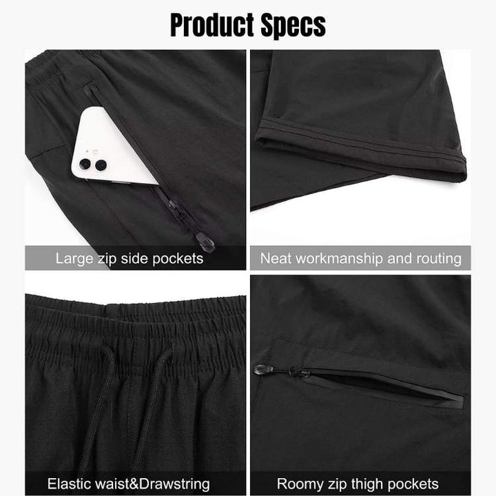 Mens Hiking Shorts Durable Comfortable Fit