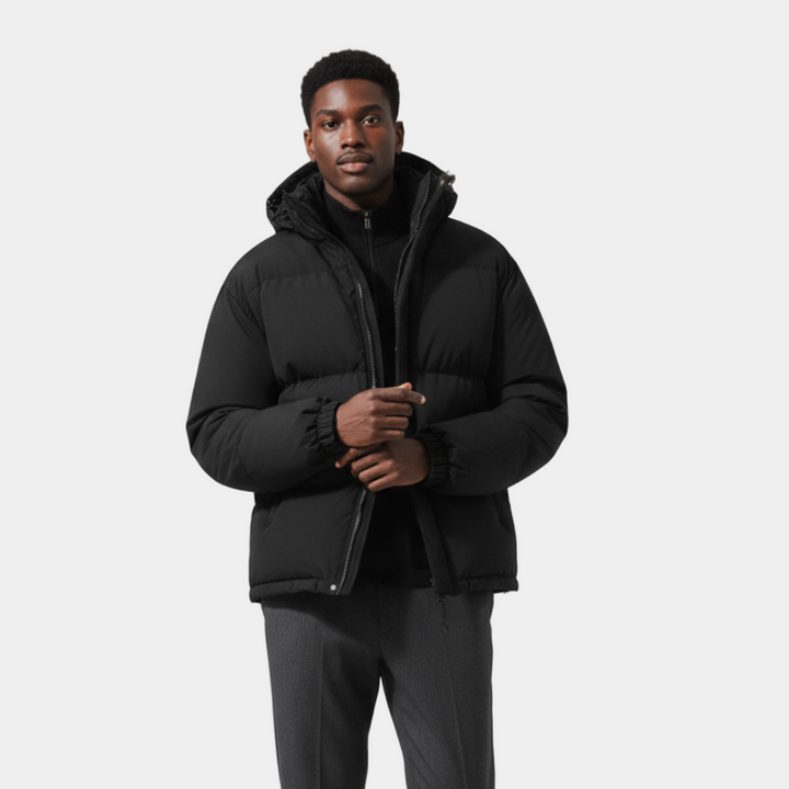 Mens Down Filled Coat Classic Fit - BritishMode