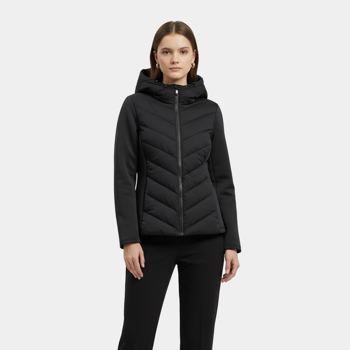Womens Slim Fit Hoodie Jacket Padded - BritishMode