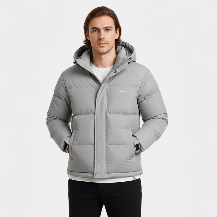 Mens Puffer Coat Waterproof Insulated Warm Fit