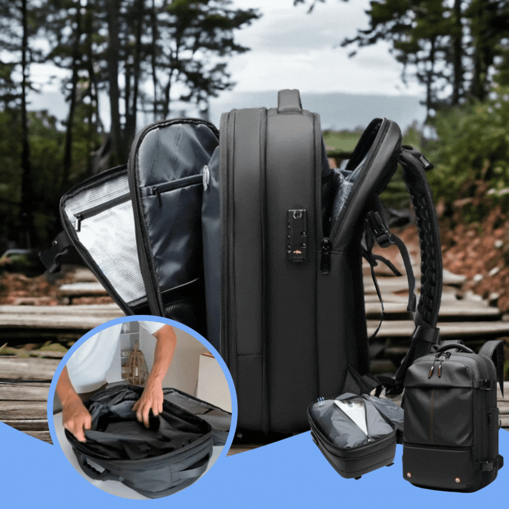 Unisex Hiking Backpack Waterproof with Organizer Compartment Large 60L - BritishMode