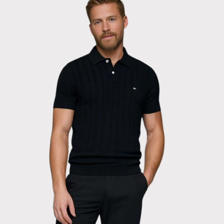 Mens Polo Shirt Short Sleeve Stylish Fit