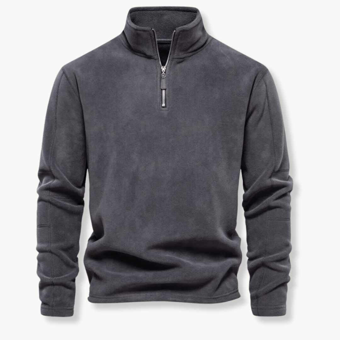 Mens Pullover Sweater Wool Blend Long Sleeve Crew Neck - BritishMode