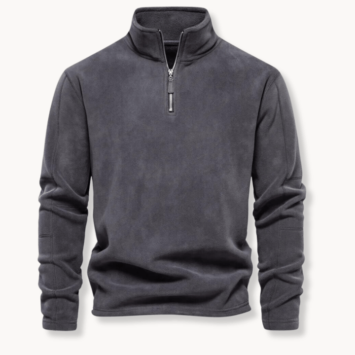 Mens Pullover Sweater Wool Blend Long Sleeve Crew Neck - BritishMode