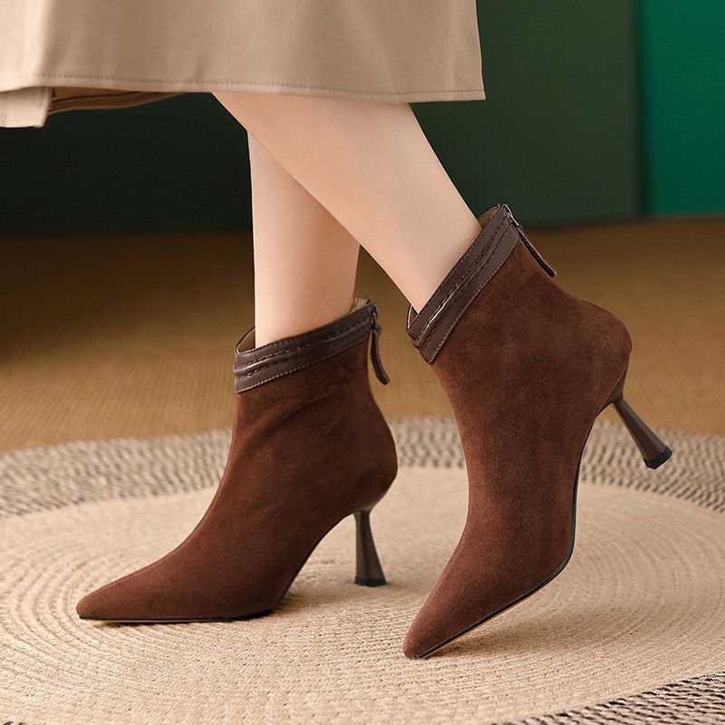 Womens Ankle Boots Leather Classic Fit