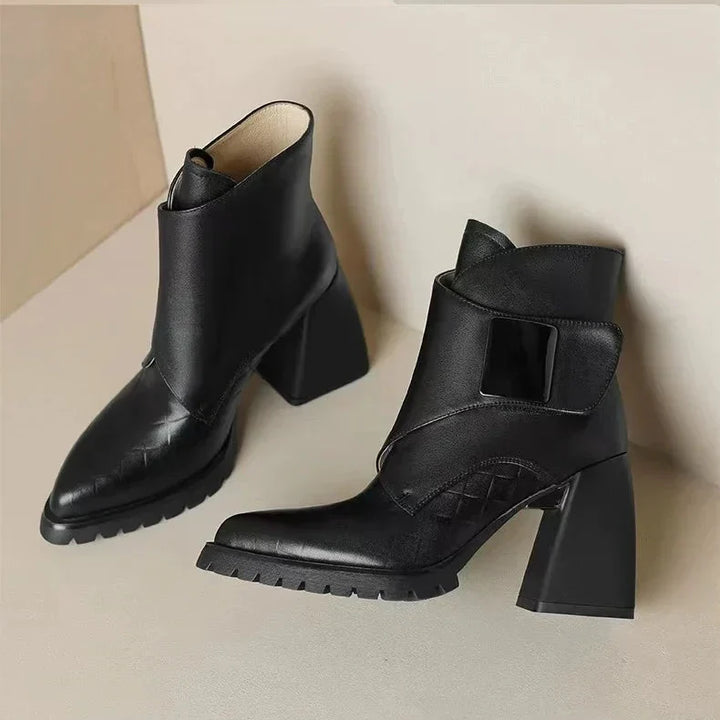 Mens Leather Boots Classic Fit