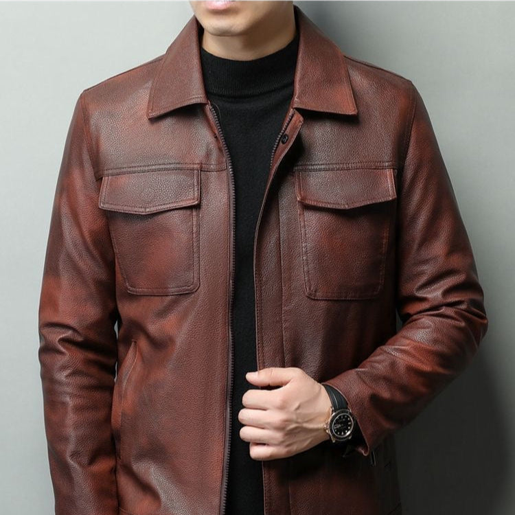 Womens Leather Jacket Classic Fit