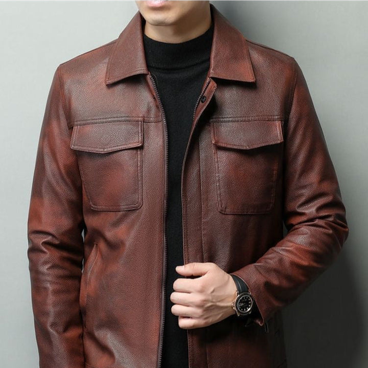 Womens Leather Jacket Classic Fit