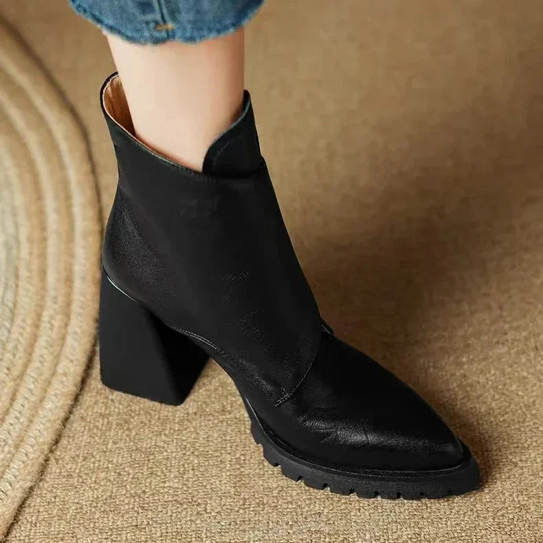 Mens Leather Boots Classic Fit