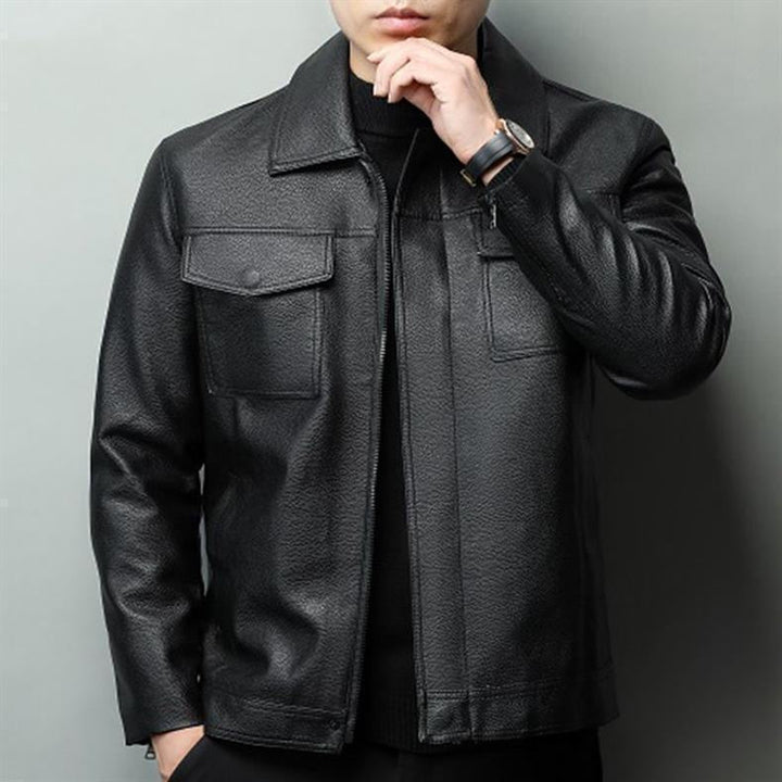 Womens Leather Jacket Classic Fit - BritishMode