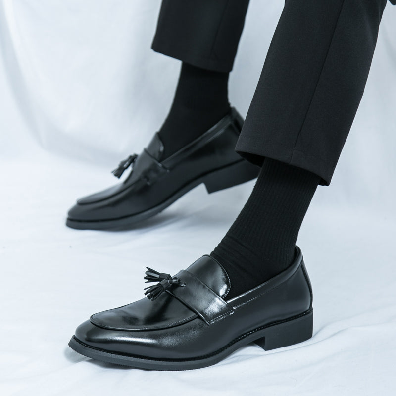 Mens Leather Loafer Slip-On