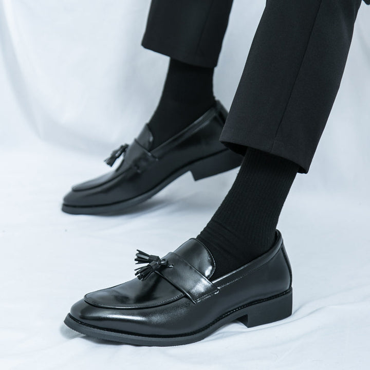 Mens Leather Loafer Slip-On
