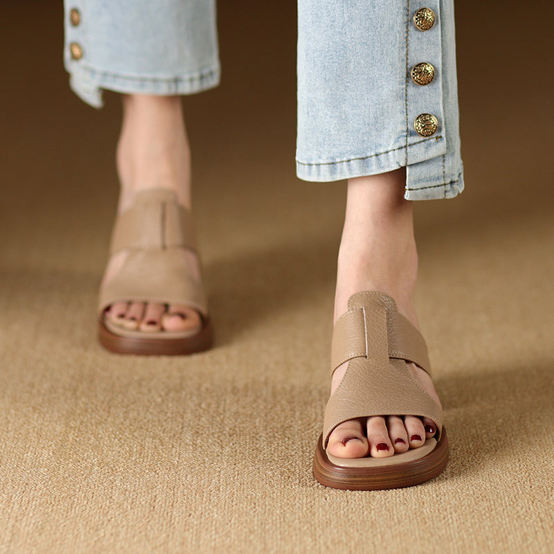 Womens Sandals Genuine Leather Comfortable Fit