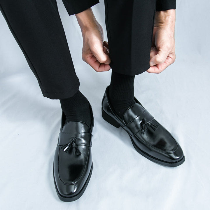 Mens Leather Loafer Slip-On