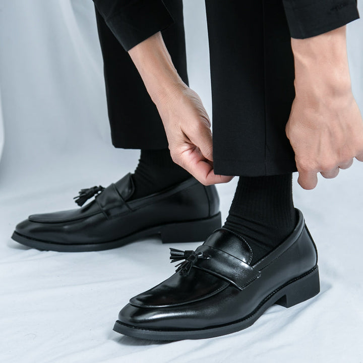 Mens Leather Loafer Slip-On