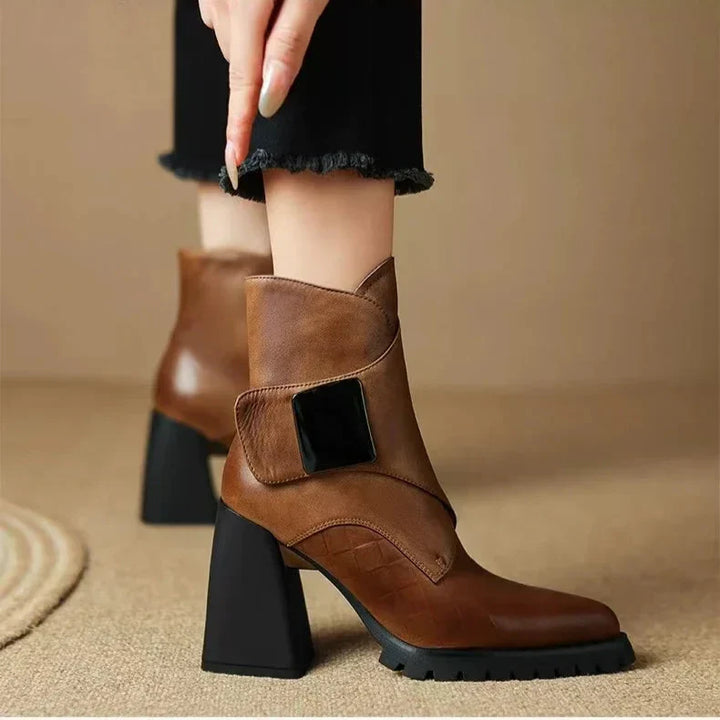 Mens Leather Boots Classic Fit