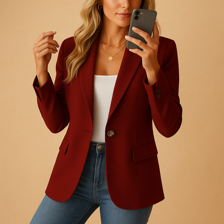 Womens Tailored Blazer Comfortable Fit