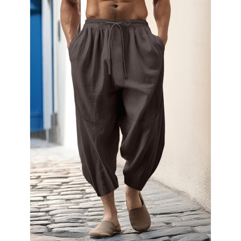 Mens Casual Pants Breathable Summer Fit - BritishMode