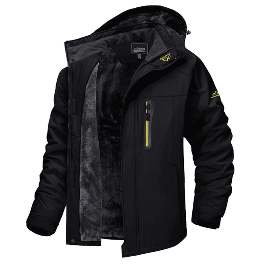 Mens All-Weather Jacket Water-Resistant Durable Fit