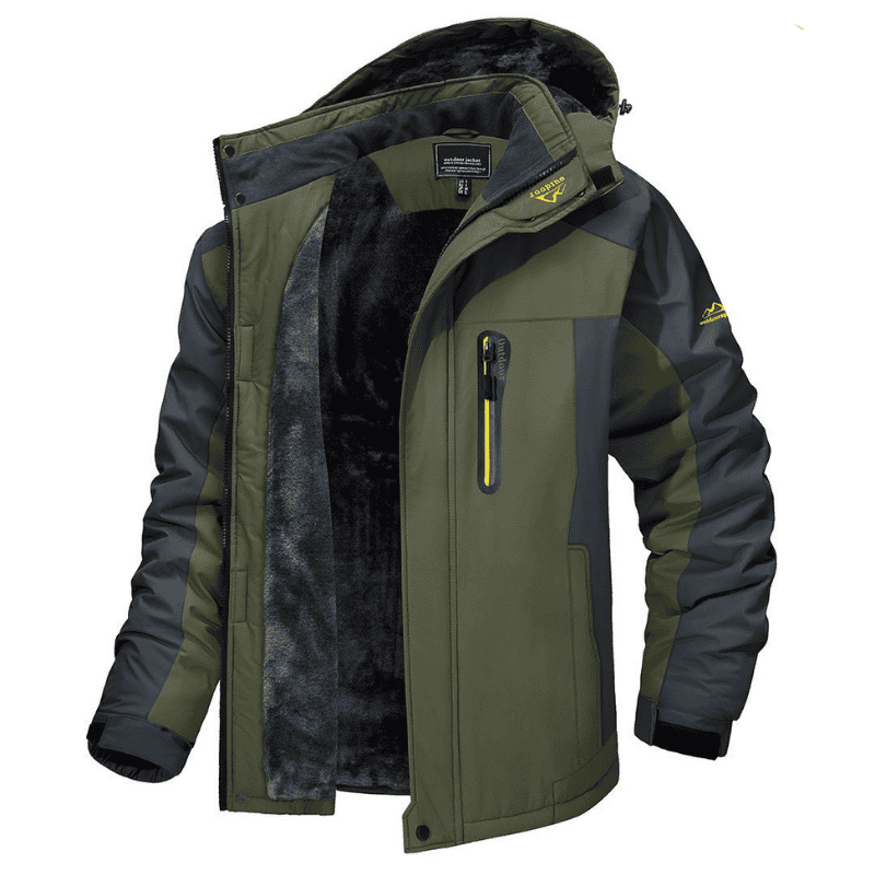 Mens All-Weather Jacket Water-Resistant Durable Fit - BritishMode