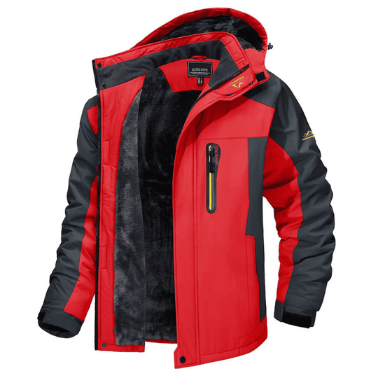Mens All-Weather Jacket Water-Resistant Durable Fit
