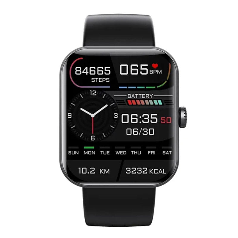Unisex Smartwatch with Blood Sugar Monitoring and Health Tracking