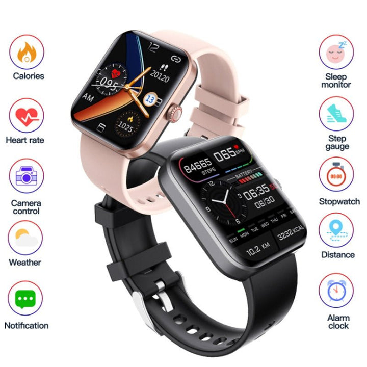 Unisex Smartwatch with Blood Sugar Monitoring and Health Tracking