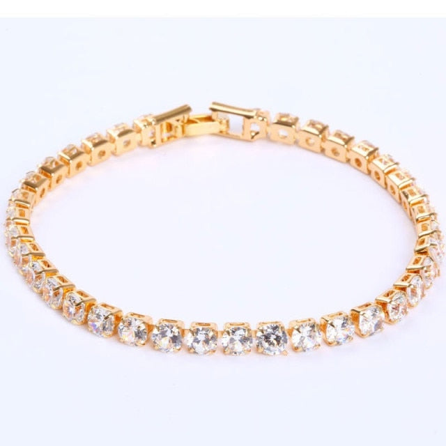 Womens Tennis Bracelet with Zirconia Sparkling Chain