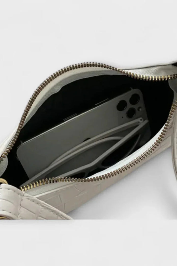 Womens Shoulder Bag Textured Embossed Pattern