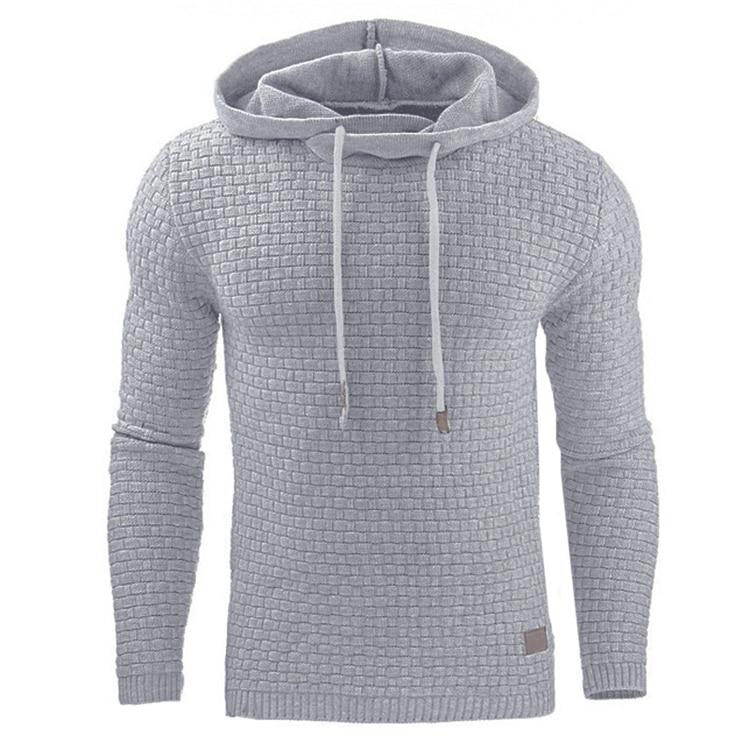 Mens Hooded Sweater Cozy Fit