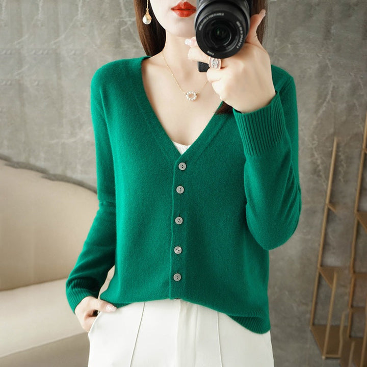 Womens Open Front Cardigan Sweater Long Sleeve Cozy Fit